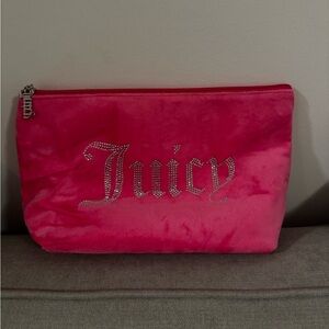 Juicy Couture Vibrant Pink Cosmetic Bag